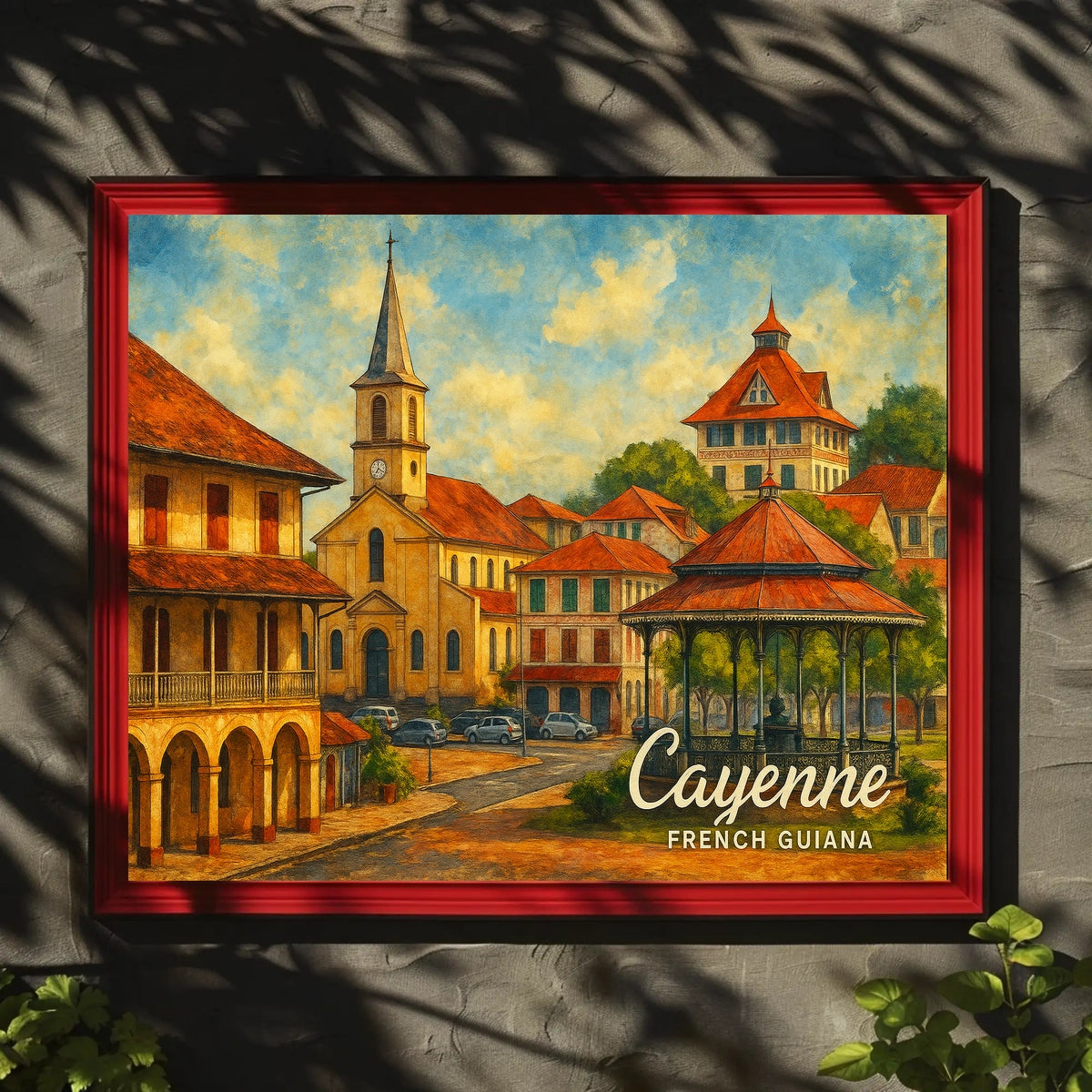 Cayenne French Guiana Poster