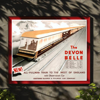 Vintage All-Pullman Train Poster PosterGoat