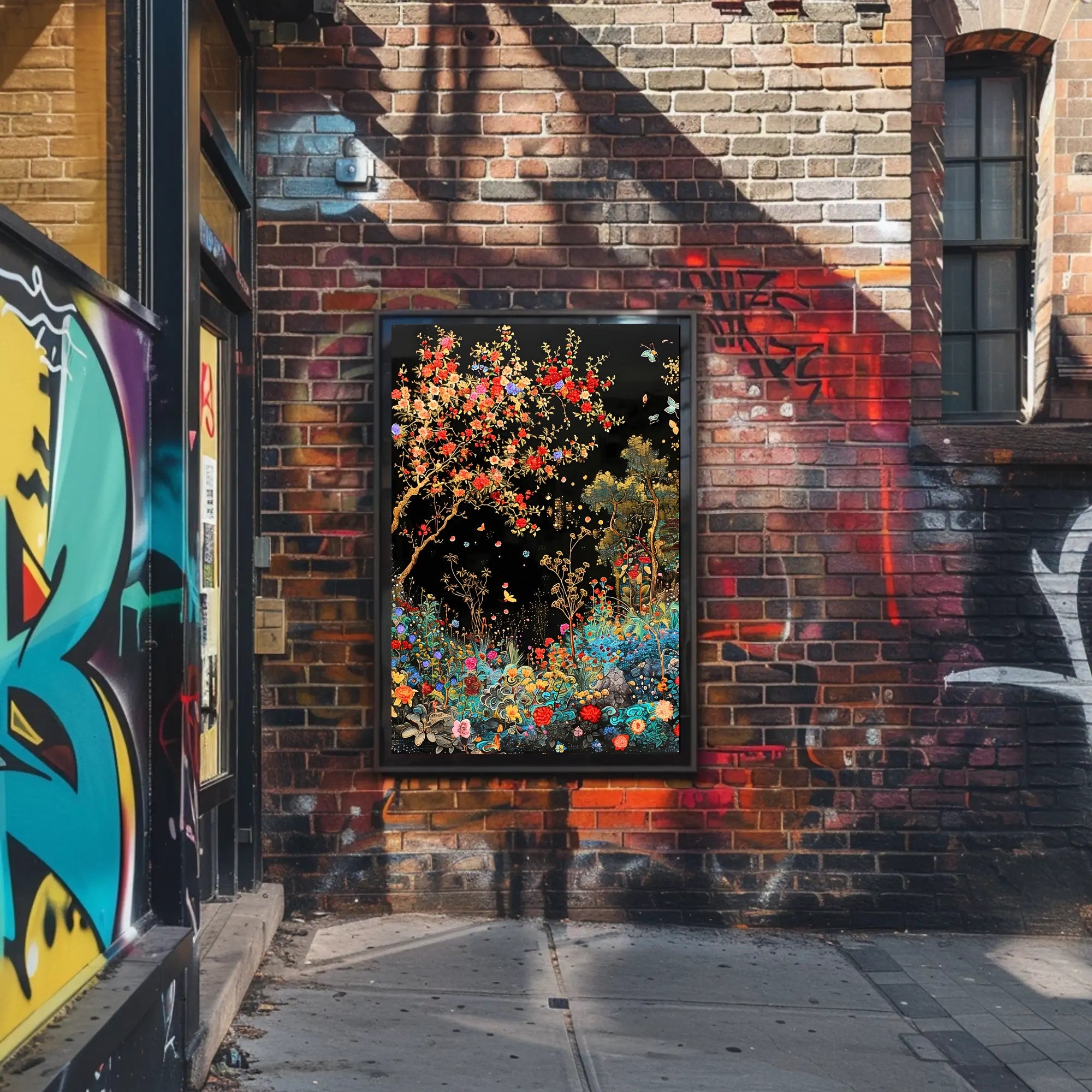 Enchanting Garden Scene: Cultural or Heritage Poster