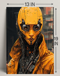 Futuristic Sentinel Poster PosterGoat