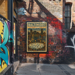 Baltimore Harbor Of Lights Poster