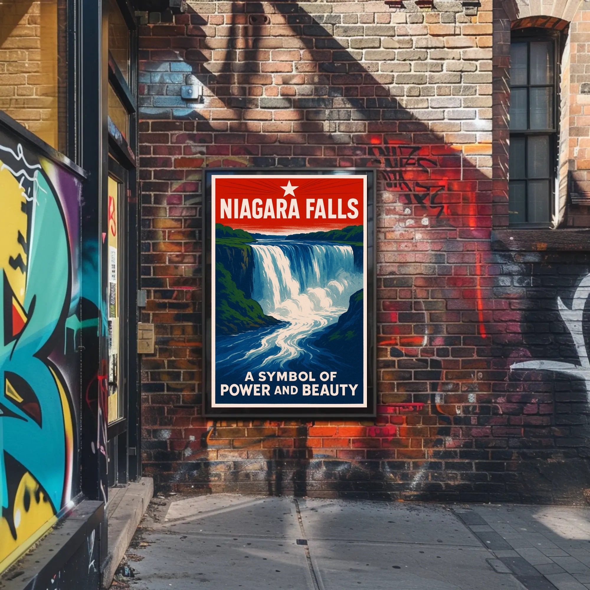 Niagara Falls A Symbol of Power and Beauty Poster PosterGoat