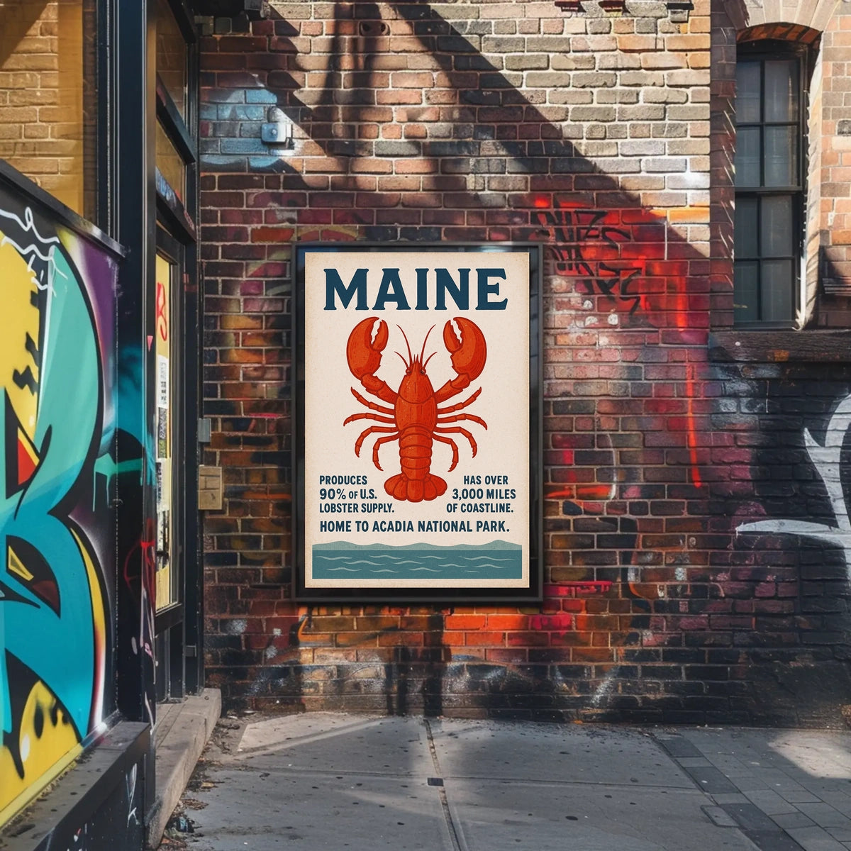 Discover Maine Poster