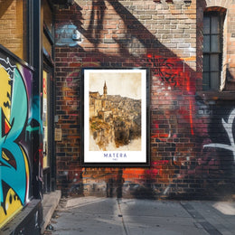 Matera: A Timeless Landscape Poster PosterGoat