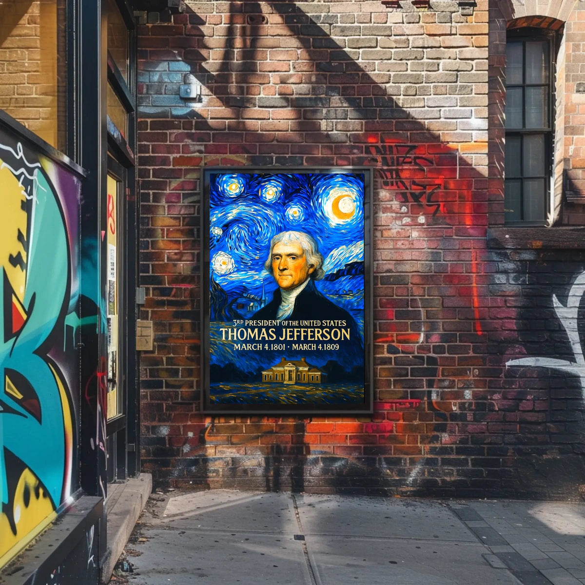 Thomas Jefferson 3rd President of the United States Presidential Masterpiece Series Poster