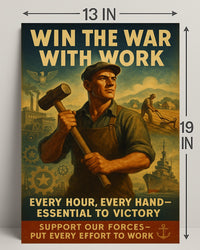 World War II Labor Contribution Poster