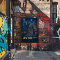 New York City A Vibrant Nightscape Poster