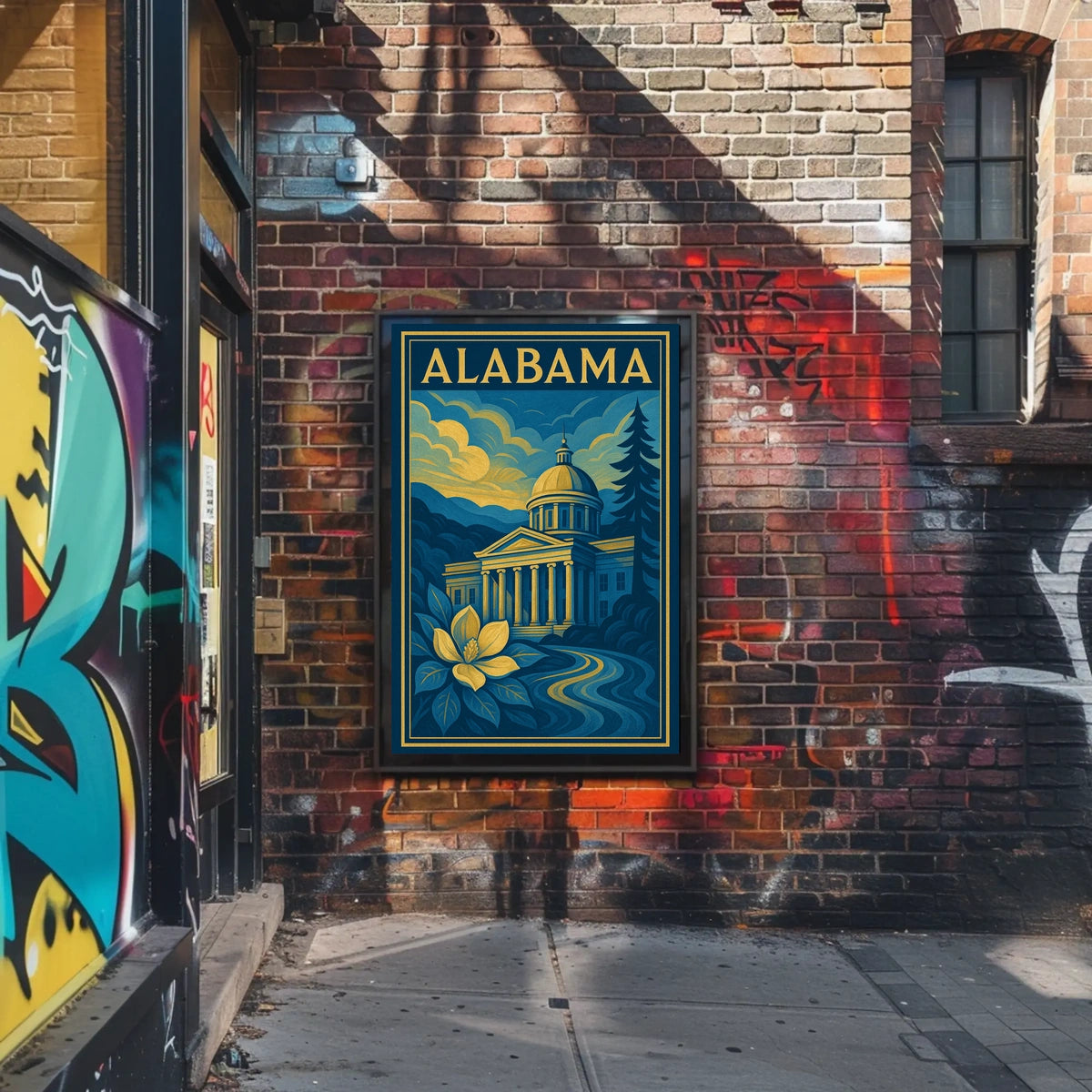 Alabama State Capitol Poster