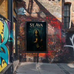 St. Ava Silent Guardian Poster Vintage Wall Art