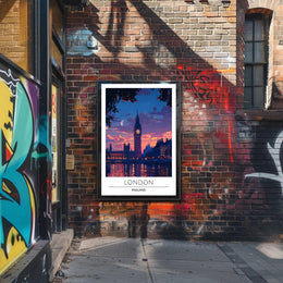 Big Ben Twilight London Urban or Cityscape Poster