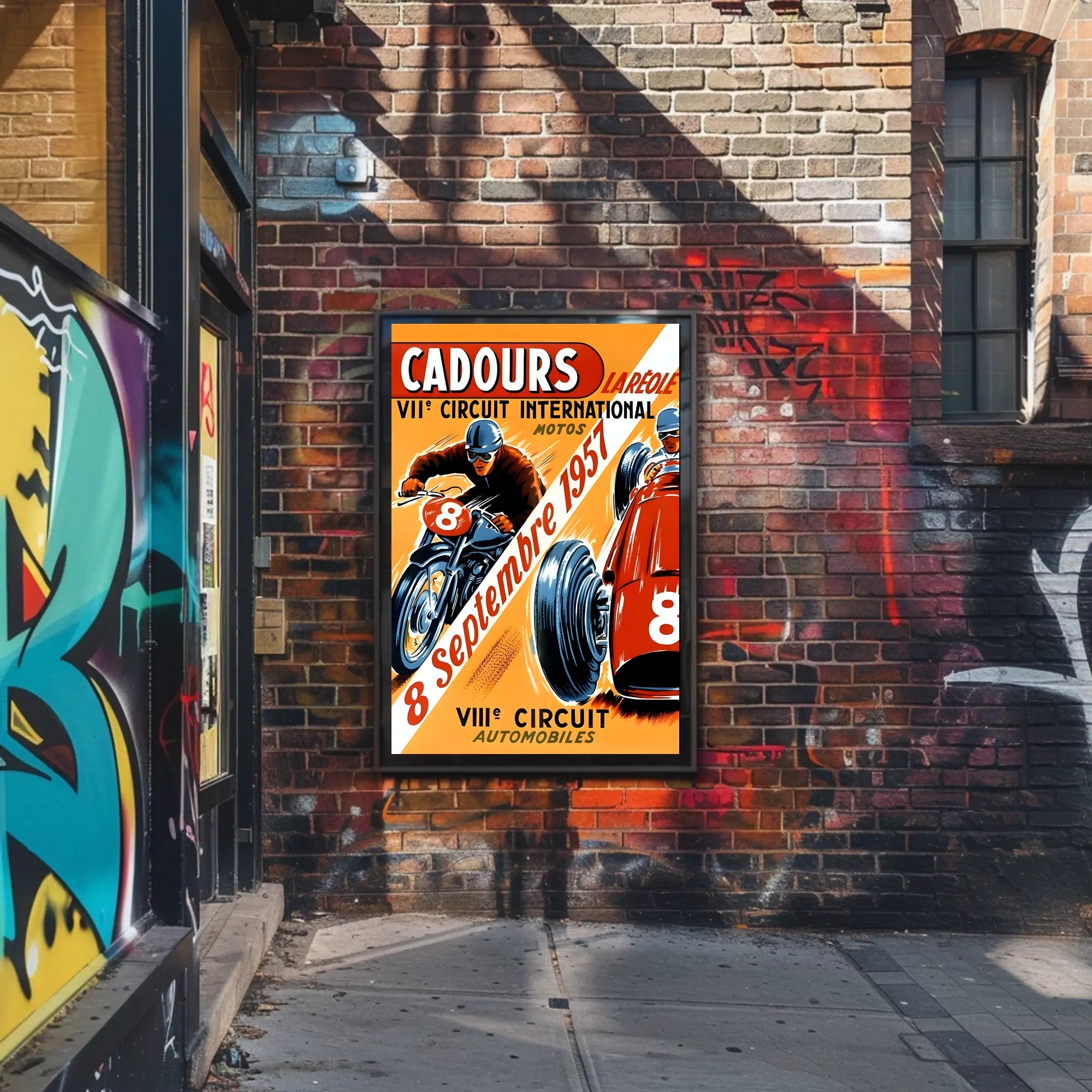 Cadours International Circuit 1957 Poster