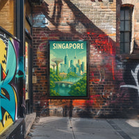 Singapore Skyline Poster