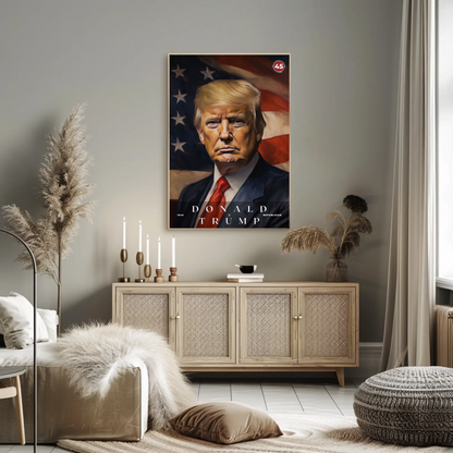 Donald Trump 45th President Of The United States Portrait