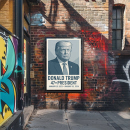 Donald Trump 47th President Poster