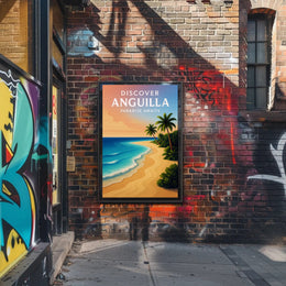 Discover Anguilla Paradise Awaits Poster PosterGoat