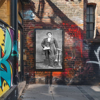 Abraham Lincoln and Son Willie Portrait Poster PosterGoat