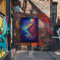 Mythical Sea Creature Fantasy Art Poster Print