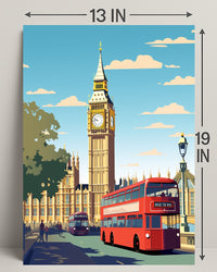 London Landmarks Big Ben And Poster