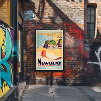 Newquay On The Cornish Coast Poster
