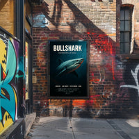 Bullshark A Primal Force of Nature Poster PosterGoat