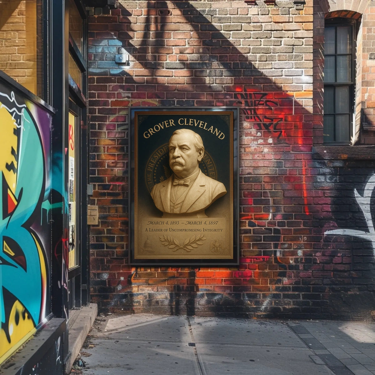 Grover Cleveland A Leader of Uncompromising Integrity Poster
