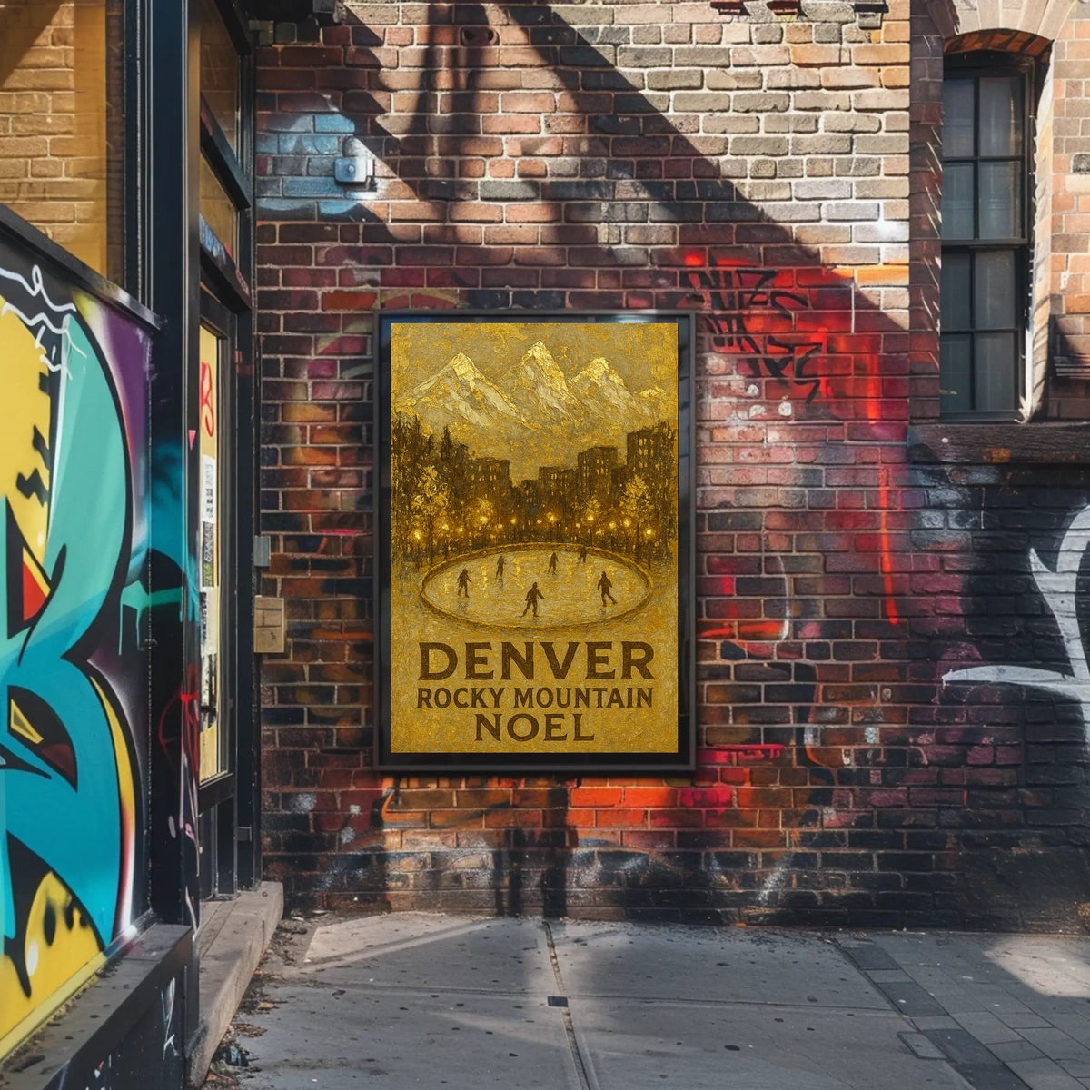 Denver Rocky Mountain Noel Poster