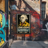 John Adams 2nd President Poster