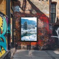 Winter Serenity in a National Park Poster