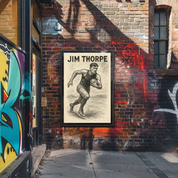 Jim Thorpe Athletic Legend Poster