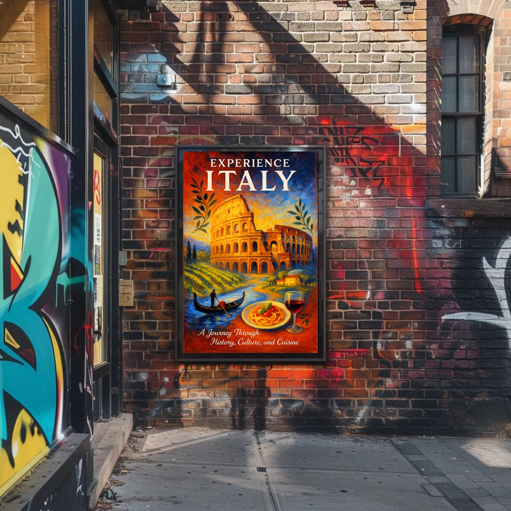 Experience Italy Poster PosterGoat