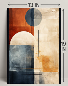 Abstract Geometric Harmony Abstract Poster