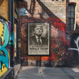 Donald Trump The Pillar of Strength Poster