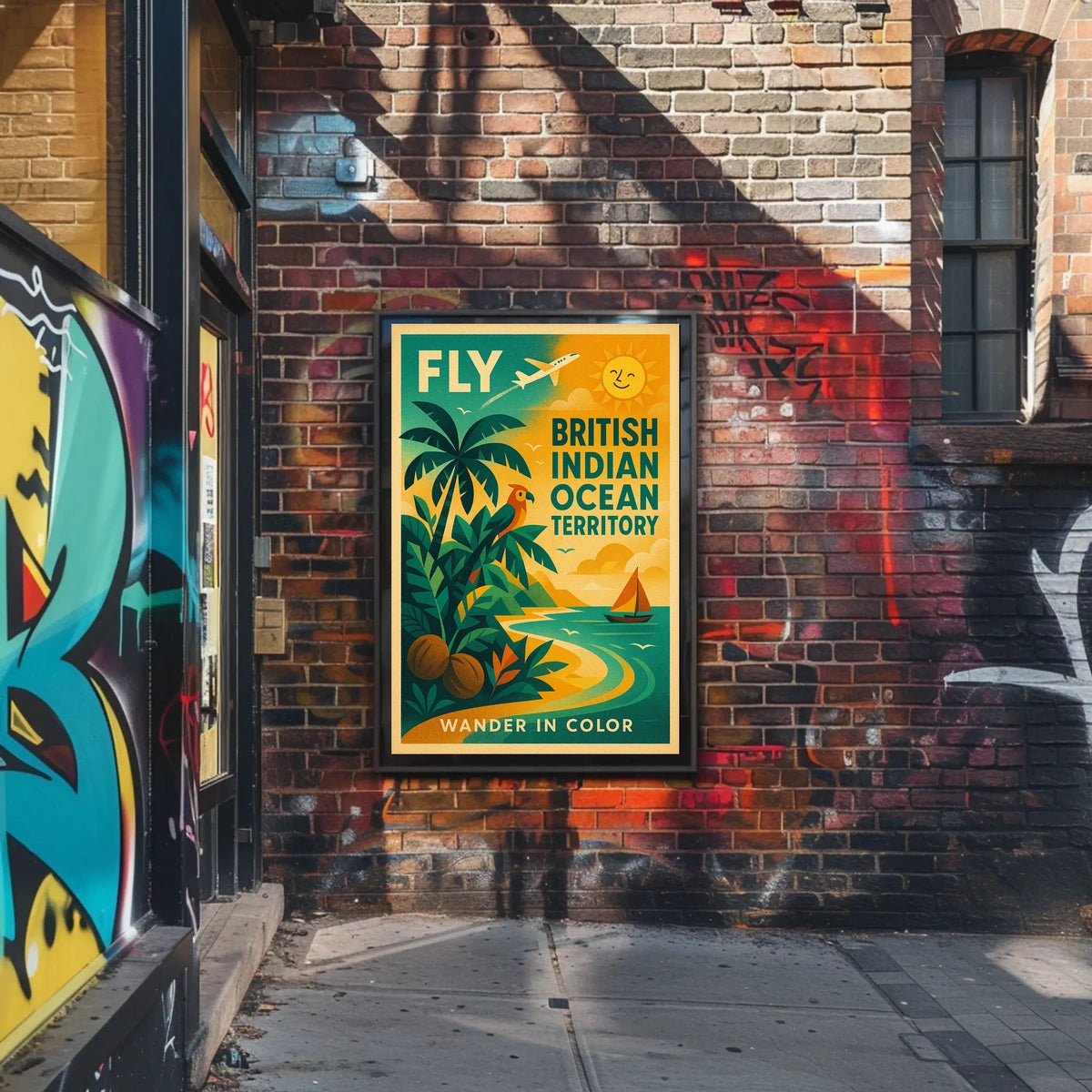 Explore the British Indian Ocean Territory Poster