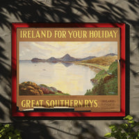 Ireland Killiney Bay Vintage Art Poster PosterGoat