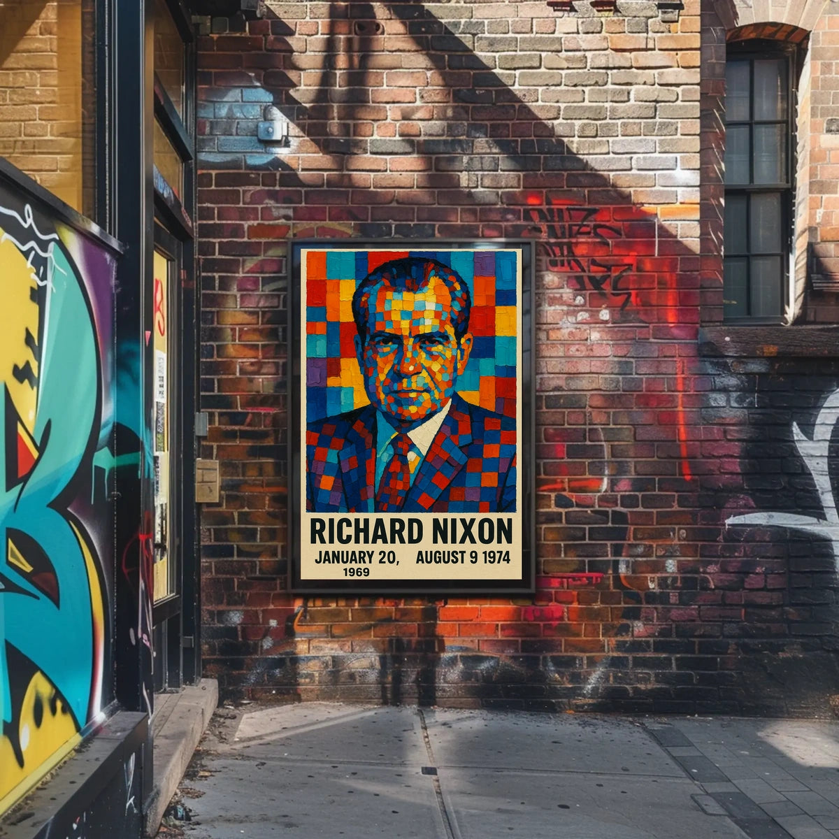 Richard Nixon Presidential Tenure Poster