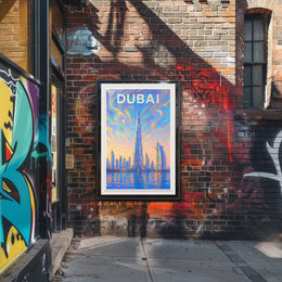 Dubai Skyline Poster