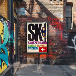 Ski Switzerland Poster