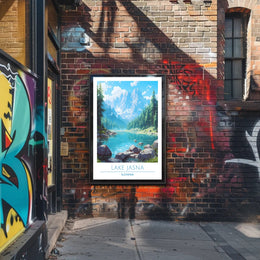 Serene Beauty of Lake Jasna Poster
