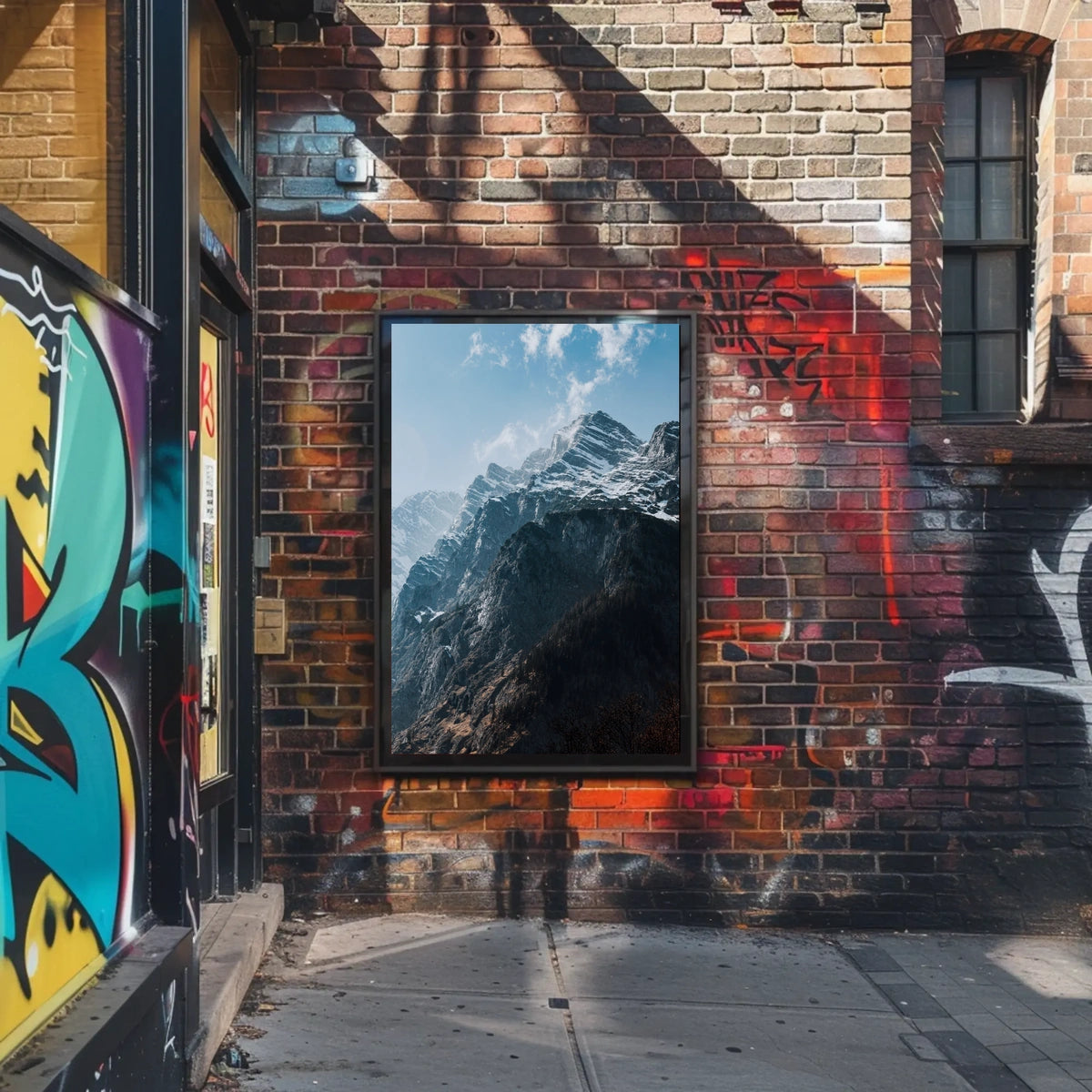 Majestic Mountain Peaks Poster