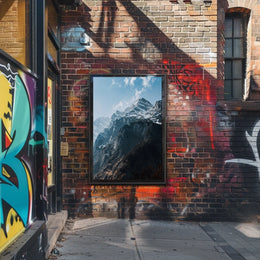 Majestic Mountain Peaks Poster