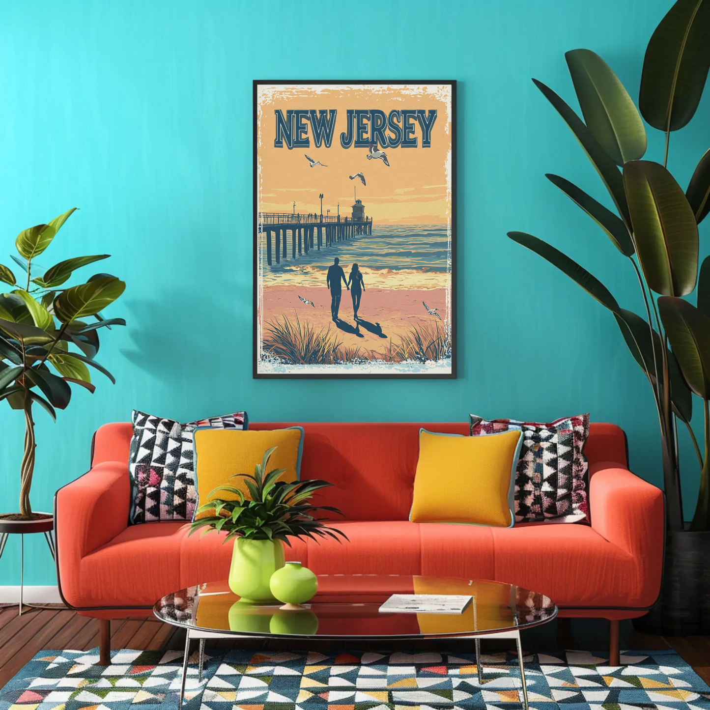 New Jersey Vintage Poster