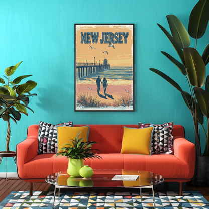 New Jersey Vintage Poster