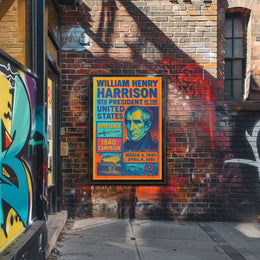 William Henry Harrison 9th President Poster