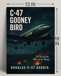 C-47 Gooney Bird Poster PosterGoat