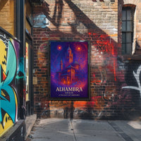 Alhambra Enchantment: Vintage Dreamscape Art Poster