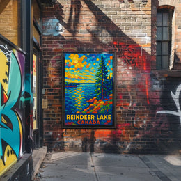 Reindeer Lake, Canada Poster