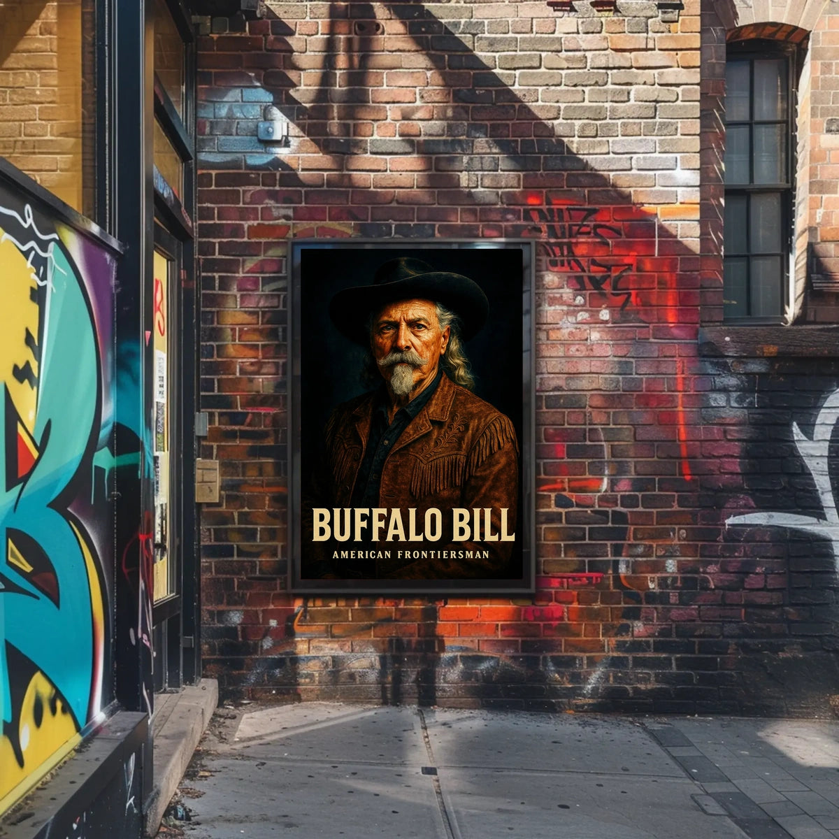 Buffalo Bill Classic Portrait Cultural or Heritage Poster