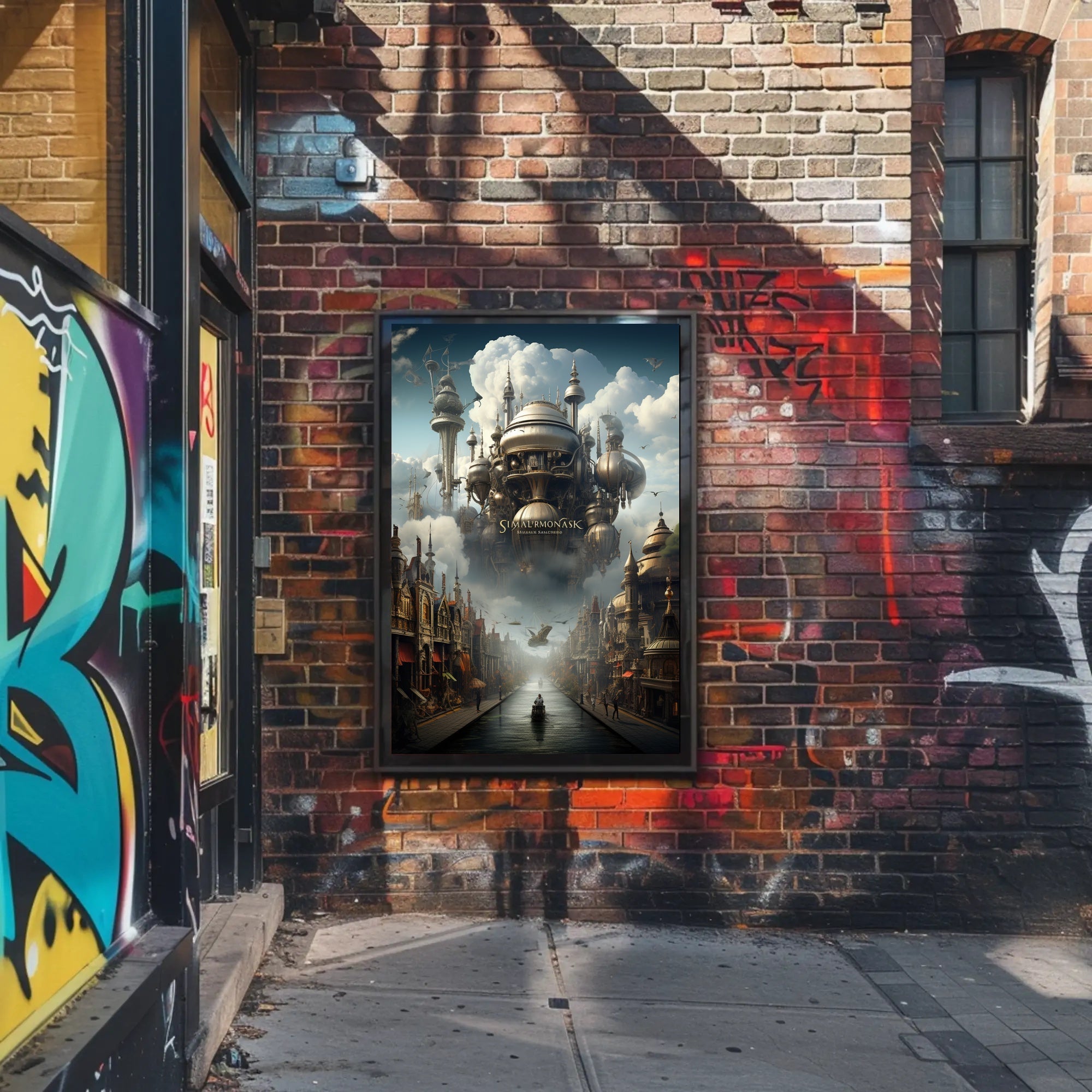 SimalRmonask A Steampunk Vision Poster