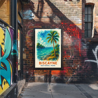 Biscayne National Park Tropical Paradise Watercolor Poster