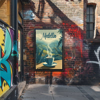 Medellin Coffee Experience Poster